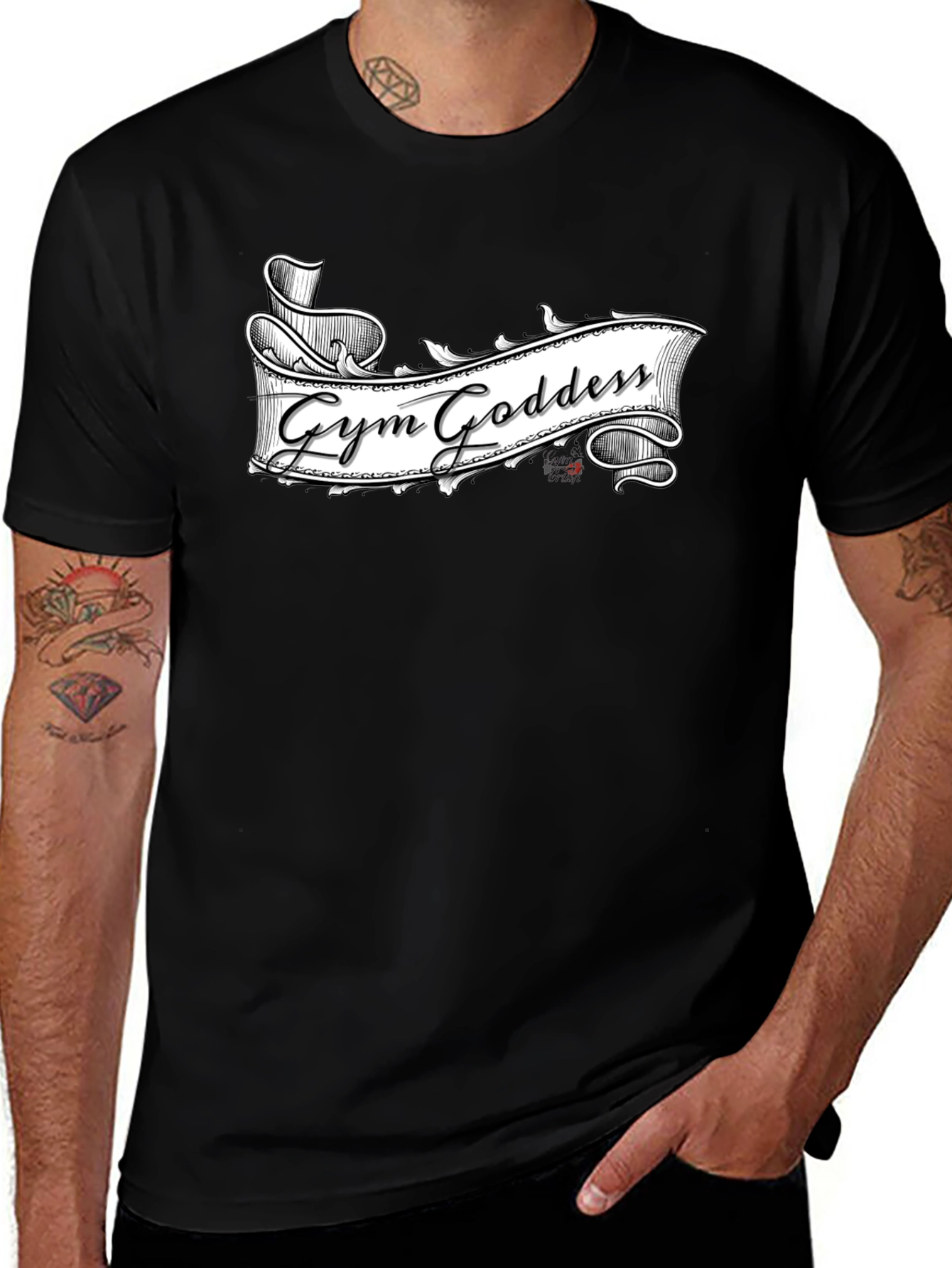 Gym Goddess Black T-Shirt