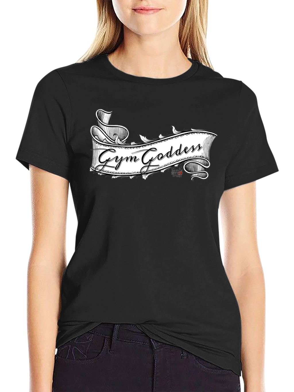 Gym Goddess Black T-Shirt