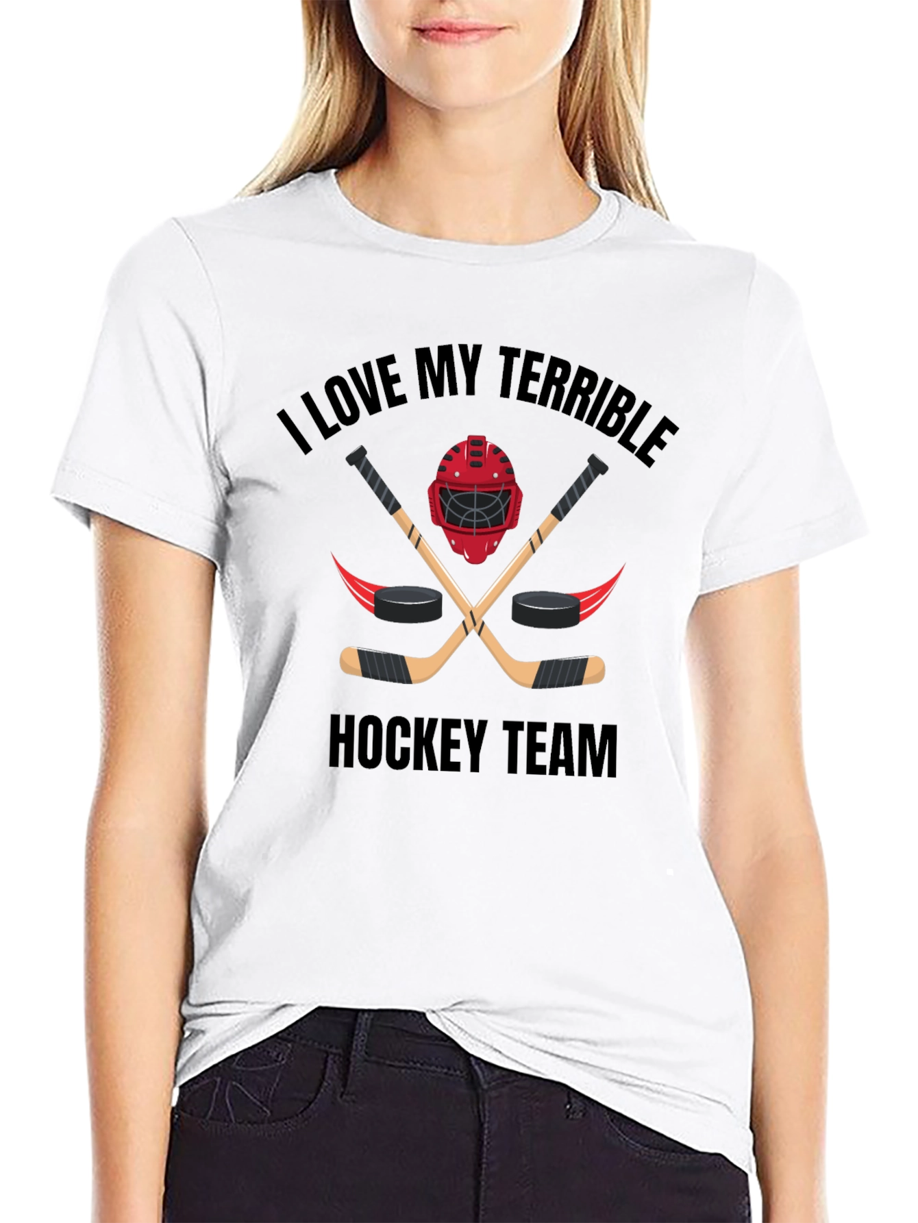 Terrible Hockey Team Graphic Tee