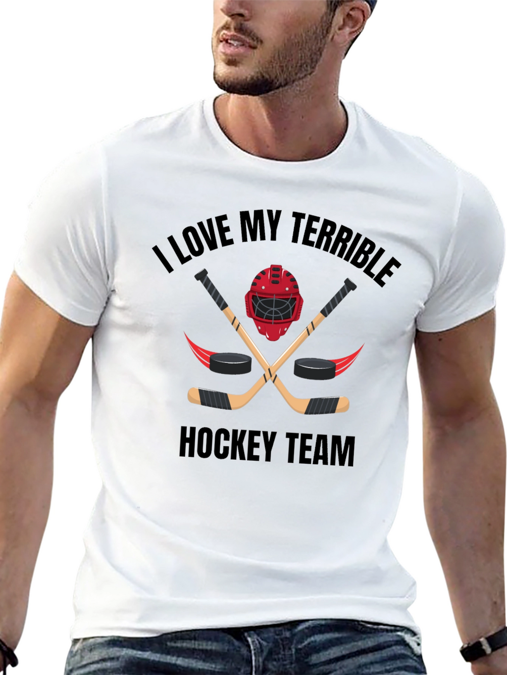 Terrible Hockey Team Graphic Tee