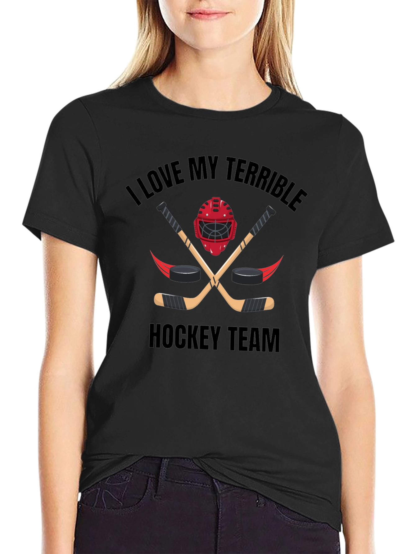 Terrible Hockey Team Graphic Tee