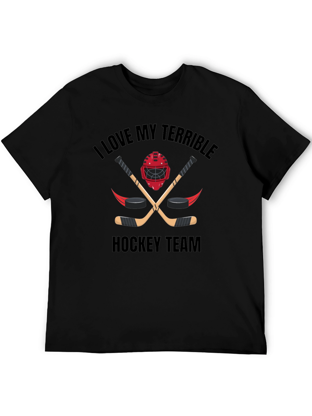 Terrible Hockey Team Graphic Tee