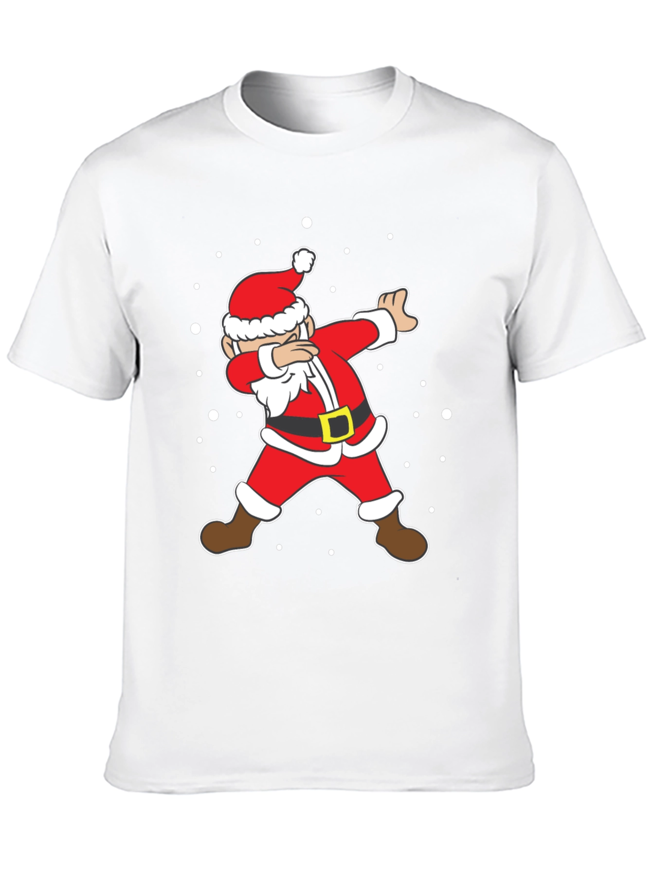 Dabbing Santa Christmas Graphic Tee