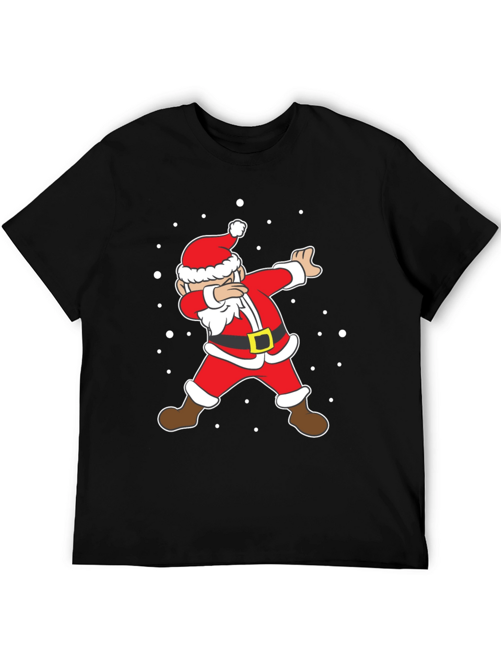 Dabbing Santa Christmas Graphic Tee