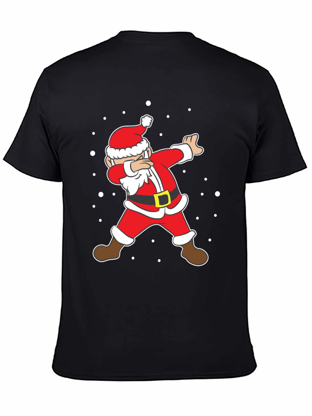 Dabbing Santa Christmas Graphic Tee