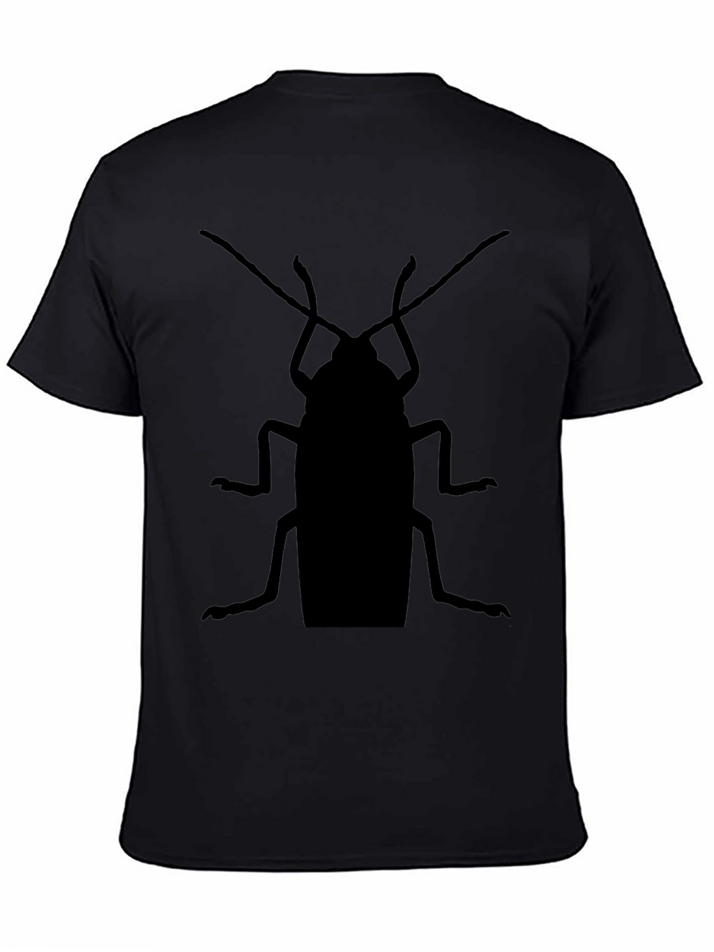 Cockroach Graphic Tee - Black Cotton Casual Top