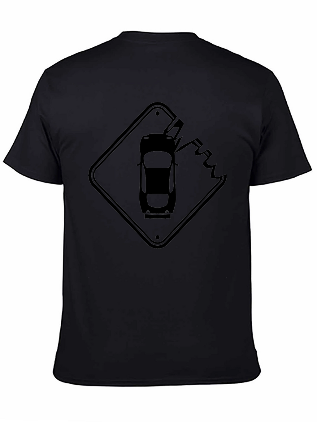 Road Rage Ahead T-Shirt - Black Cotton Tee