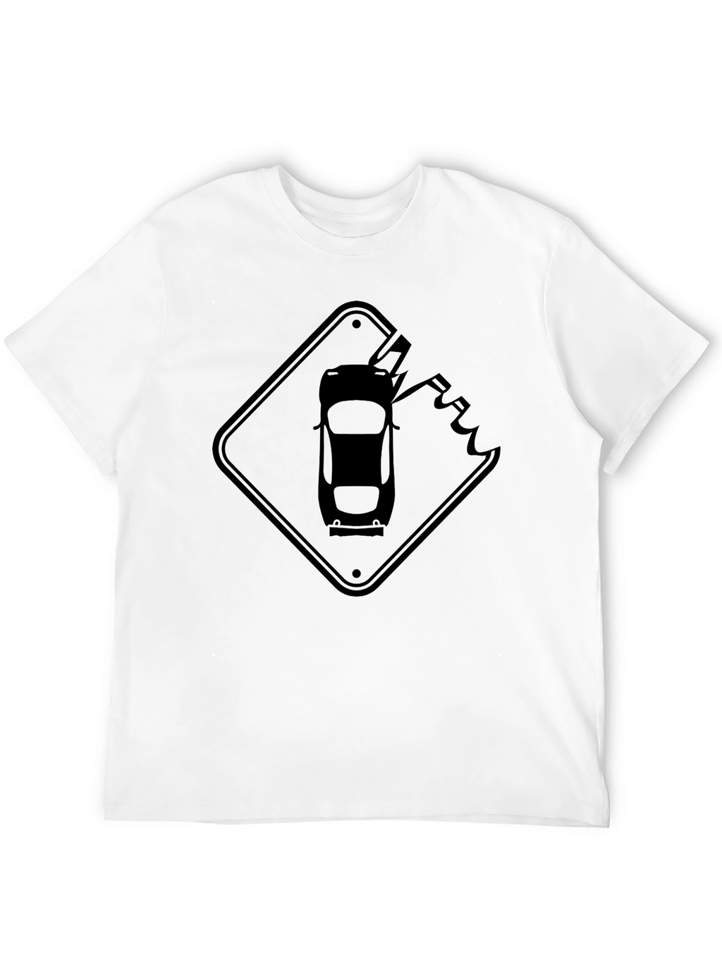 Road Rage Ahead T-Shirt - Black Cotton Tee