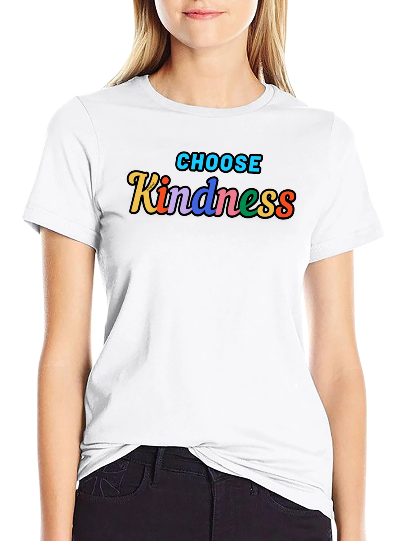 Choose Kindness T-Shirt - Colorful Graphic Tee