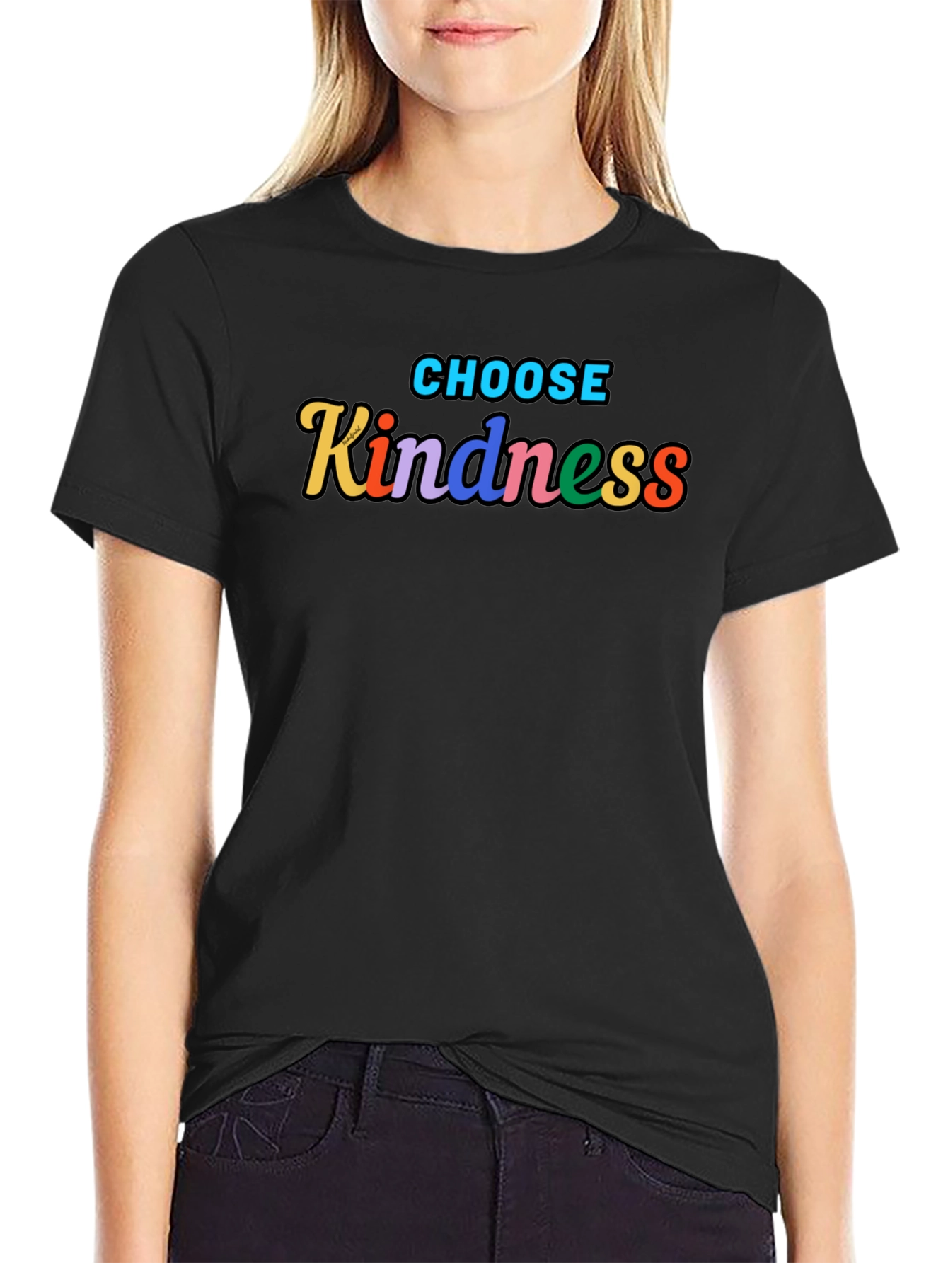 Choose Kindness T-Shirt - Colorful Graphic Tee