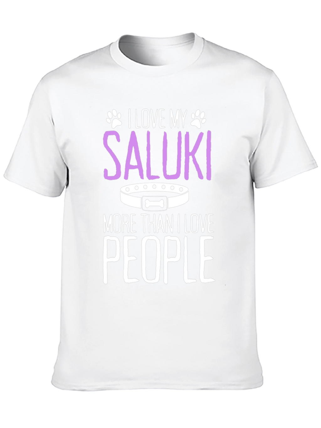 I Love My Saluki T-Shirt - Dog Lover Tee