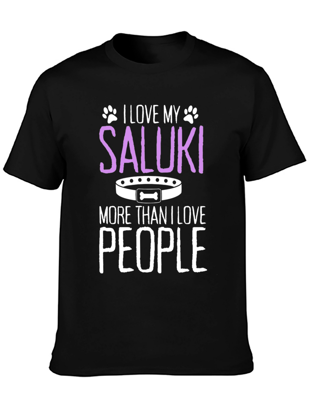 I Love My Saluki T-Shirt - Dog Lover Tee