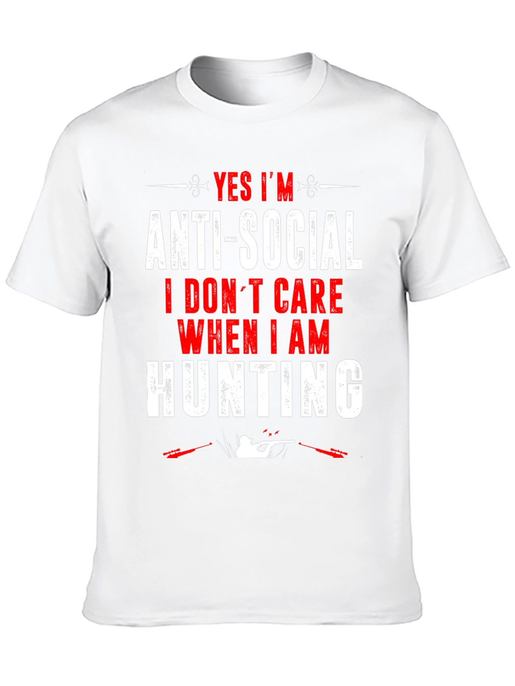 Anti-Social Hunting Graphic T-Shirt
