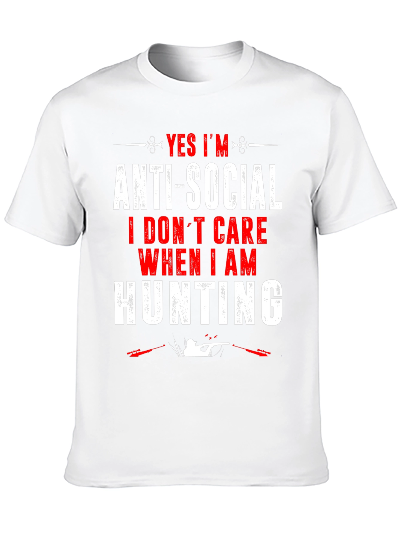 Anti-Social Hunting Graphic T-Shirt