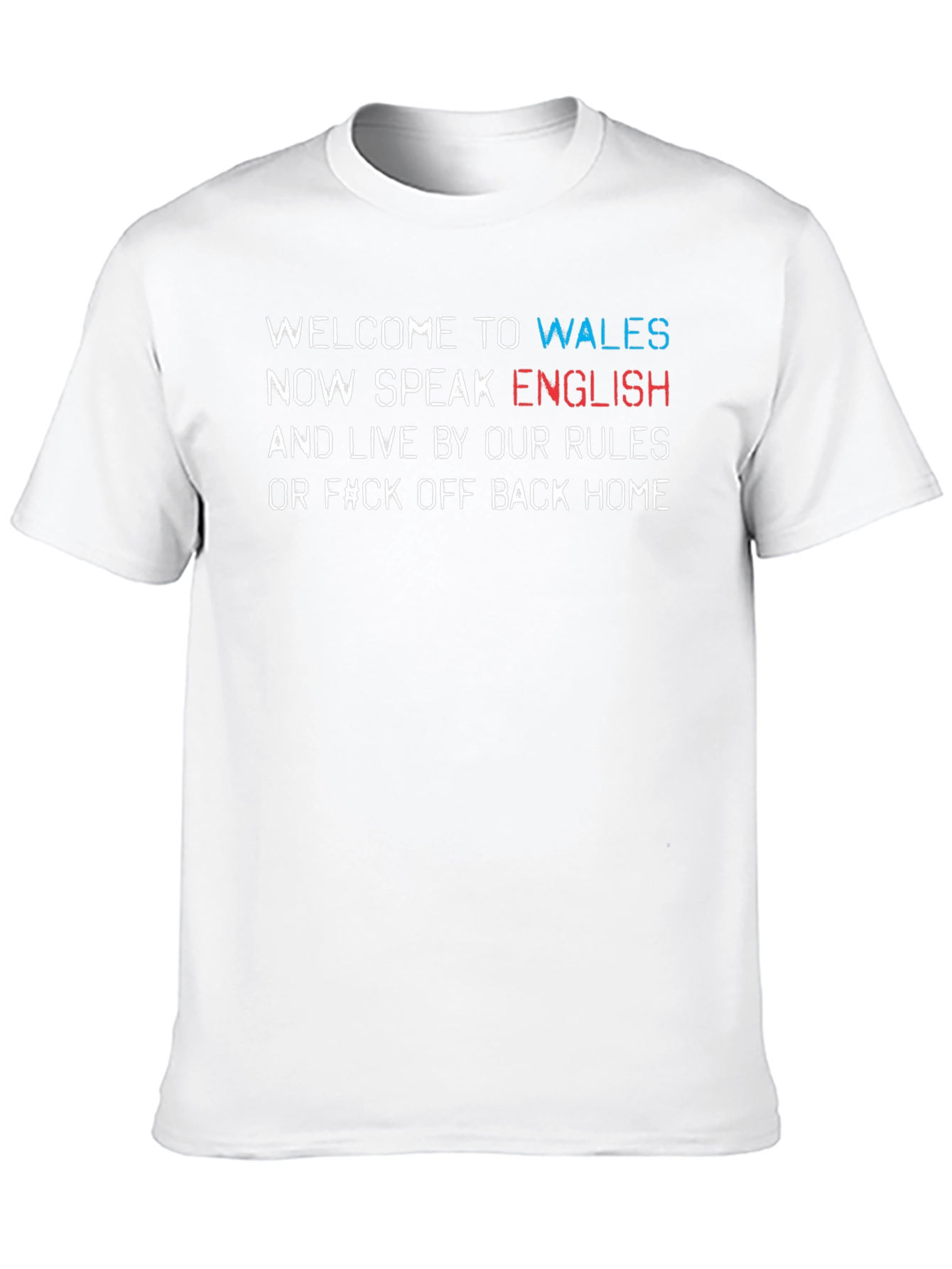 Wales T-Shirt: Speak English or Go Home