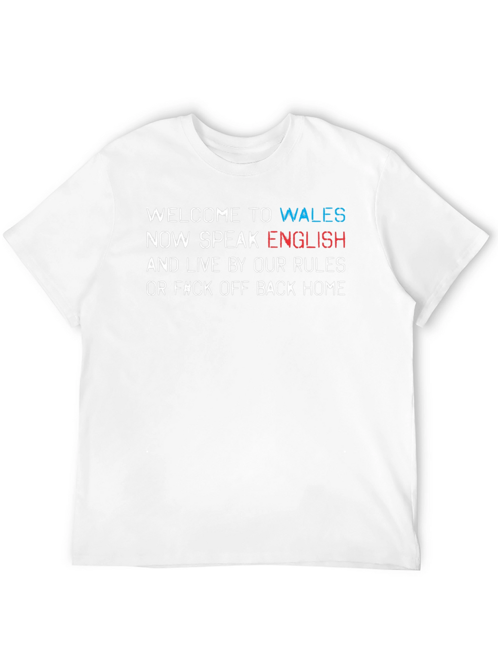 Wales T-Shirt: Speak English or Go Home