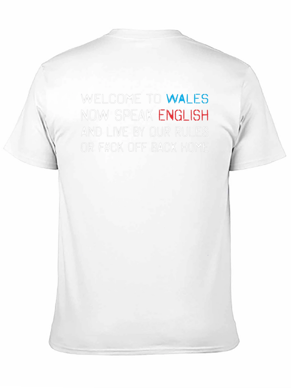 Wales T-Shirt: Speak English or Go Home