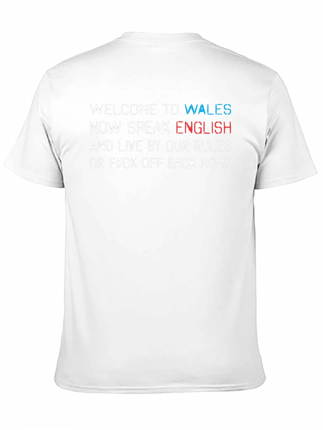 Wales T-Shirt: Speak English or Go Home
