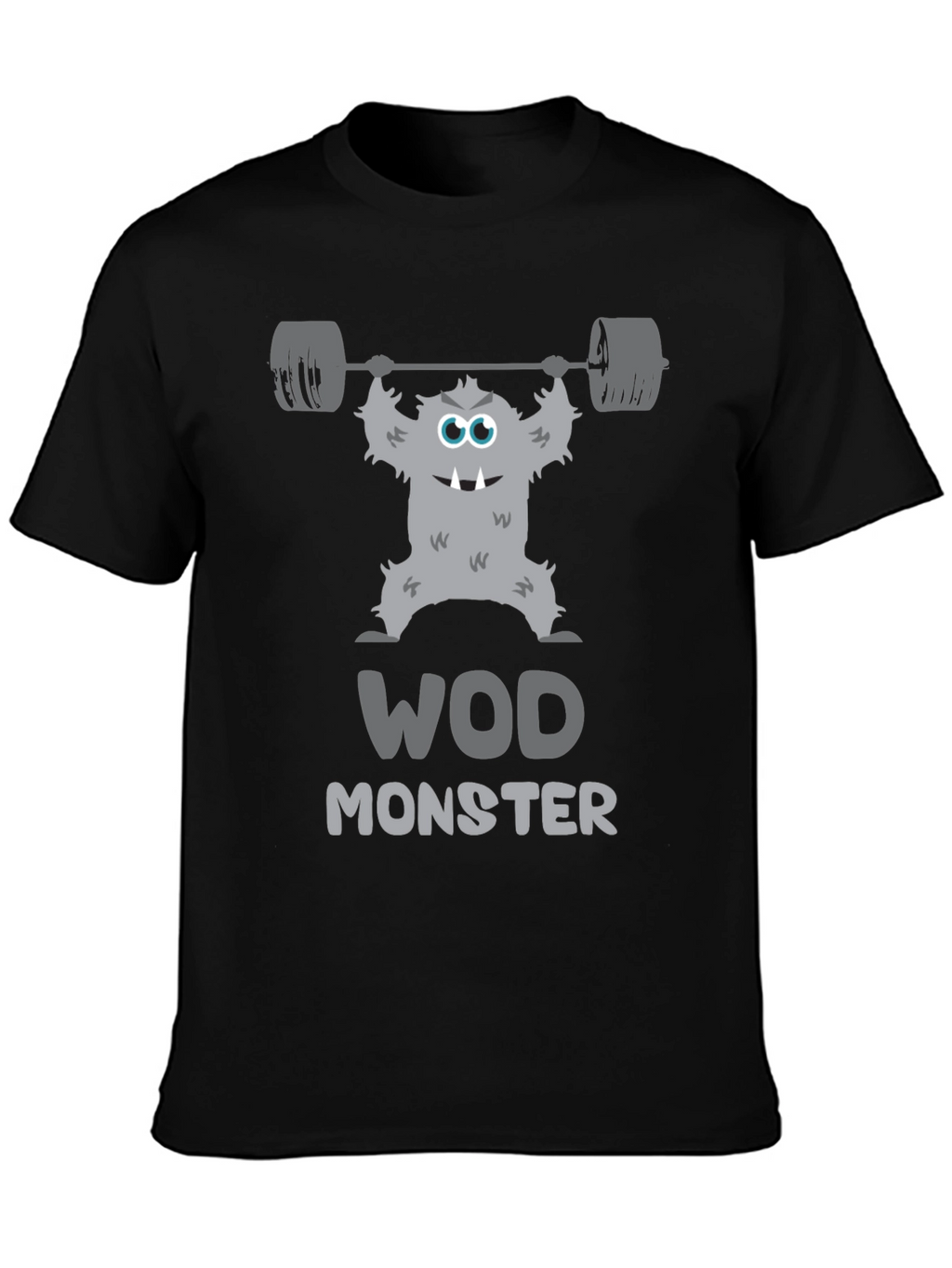 WOD Monster Graphic T-Shirt - Workout Motivation