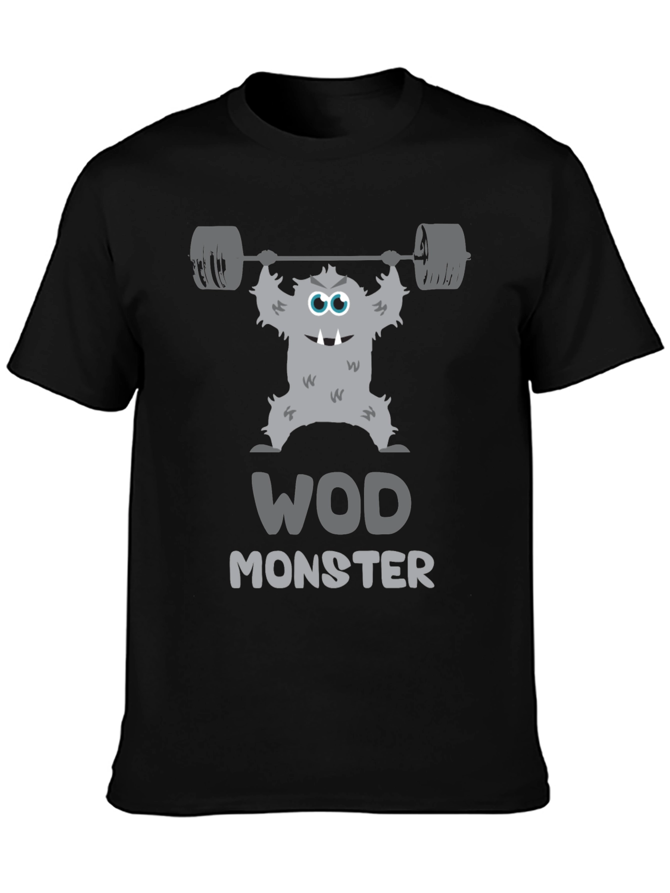 WOD Monster Graphic T-Shirt - Workout Motivation
