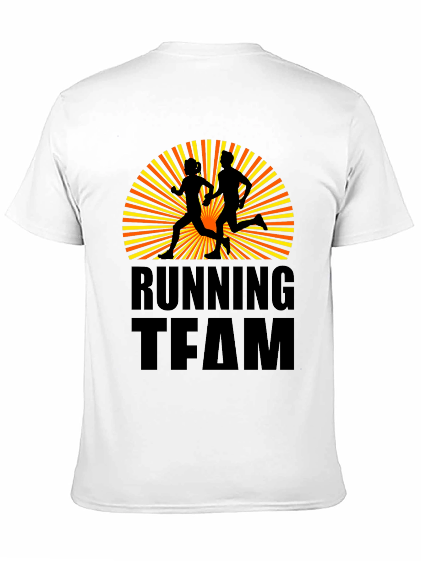 Running Team Graphic T-Shirt - Black