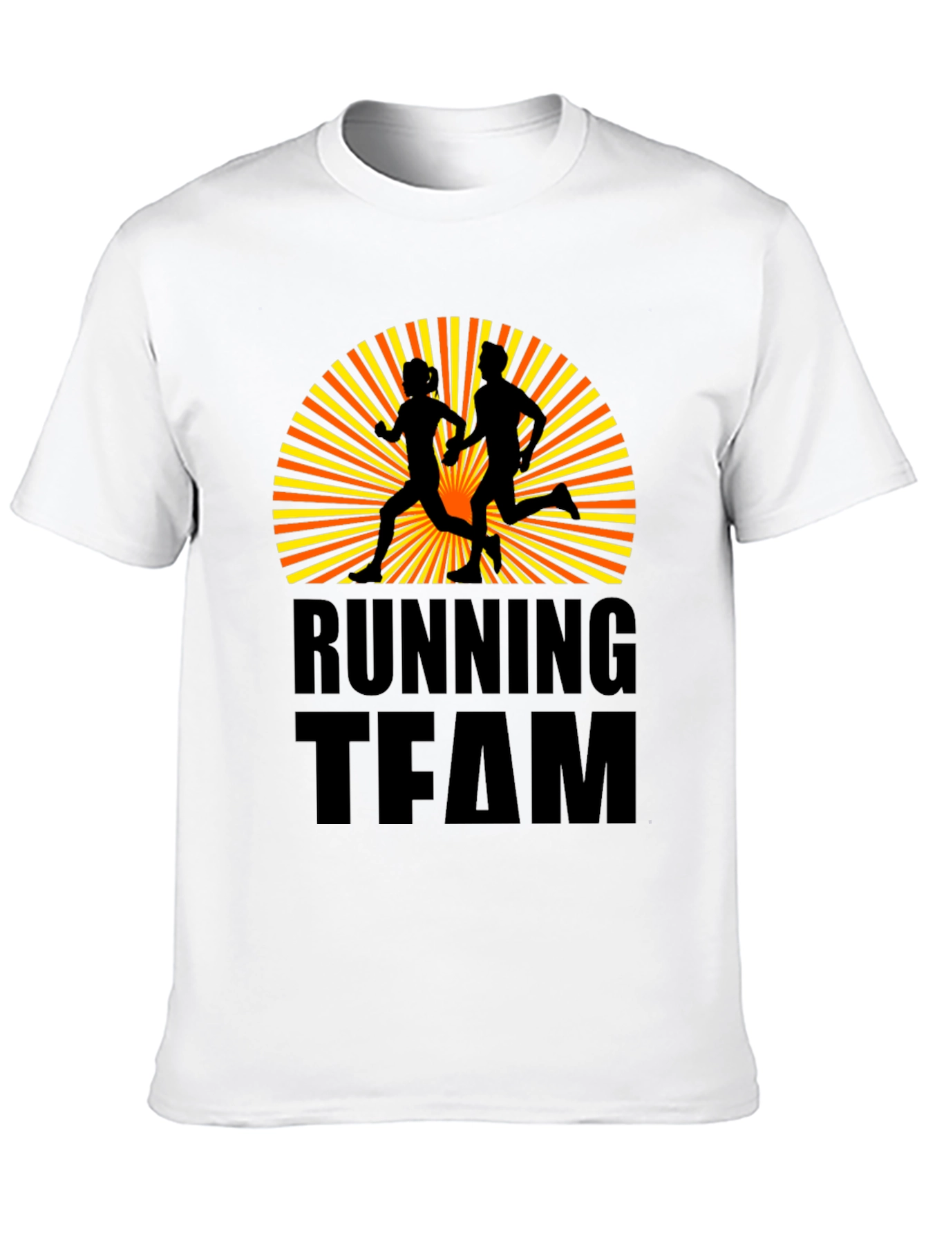 Running Team Graphic T-Shirt - Black