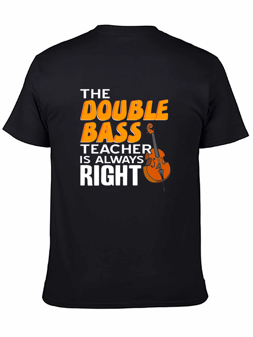 Double Bass Teacher T-Shirt - Music Instructor Apparel
