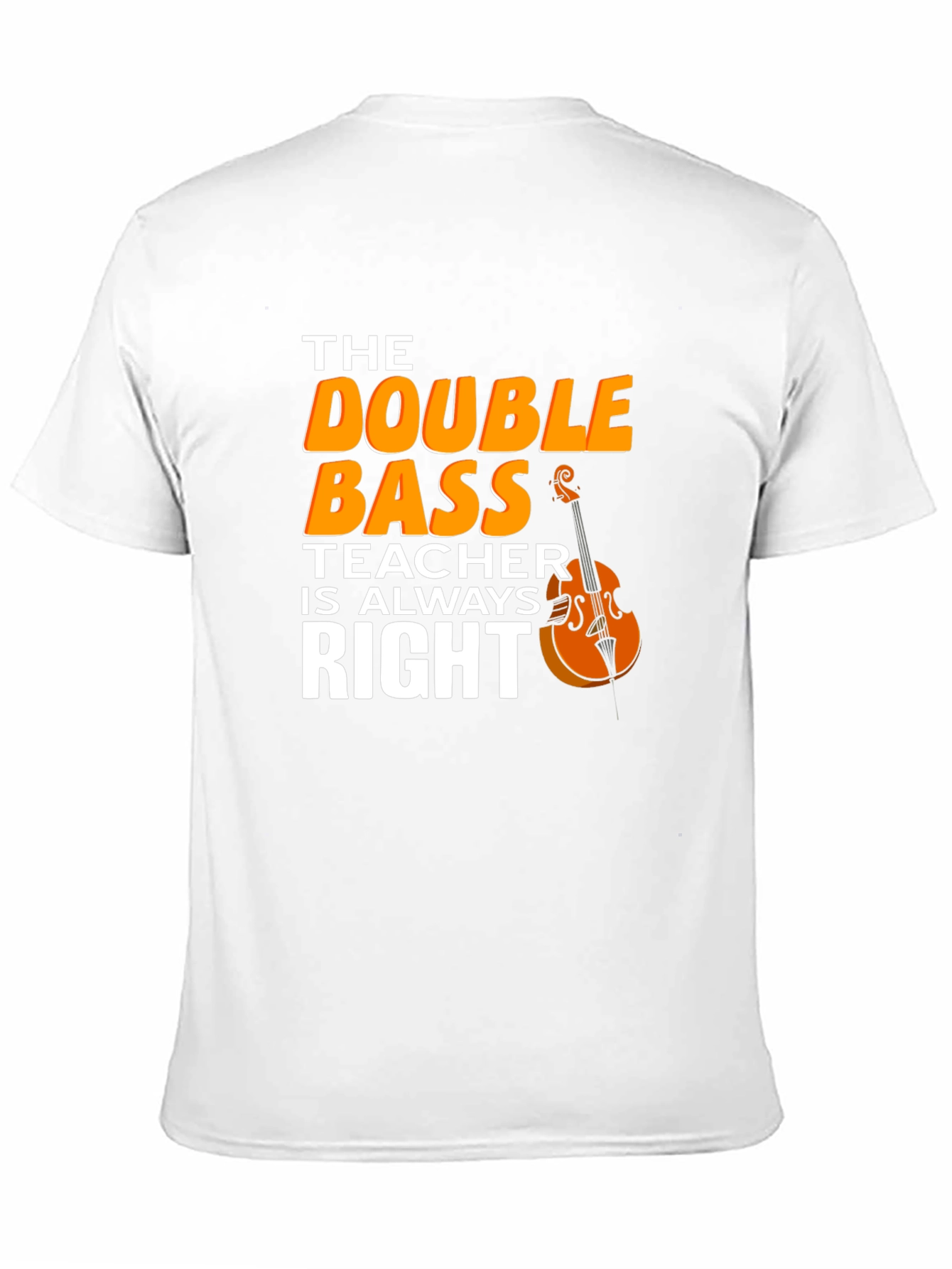 Double Bass Teacher T-Shirt - Music Instructor Apparel