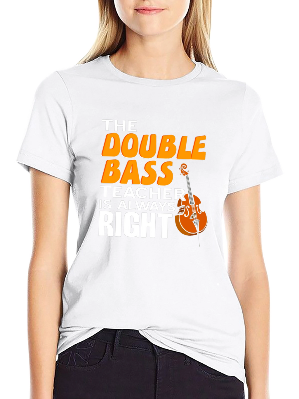 Double Bass Teacher T-Shirt - Music Instructor Apparel