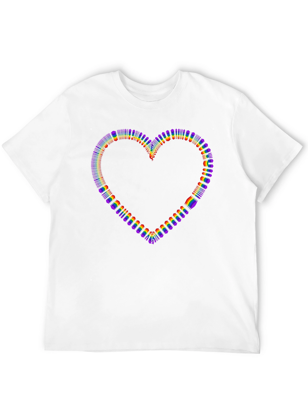 Rainbow Heart Graphic Tee - Pride Edition