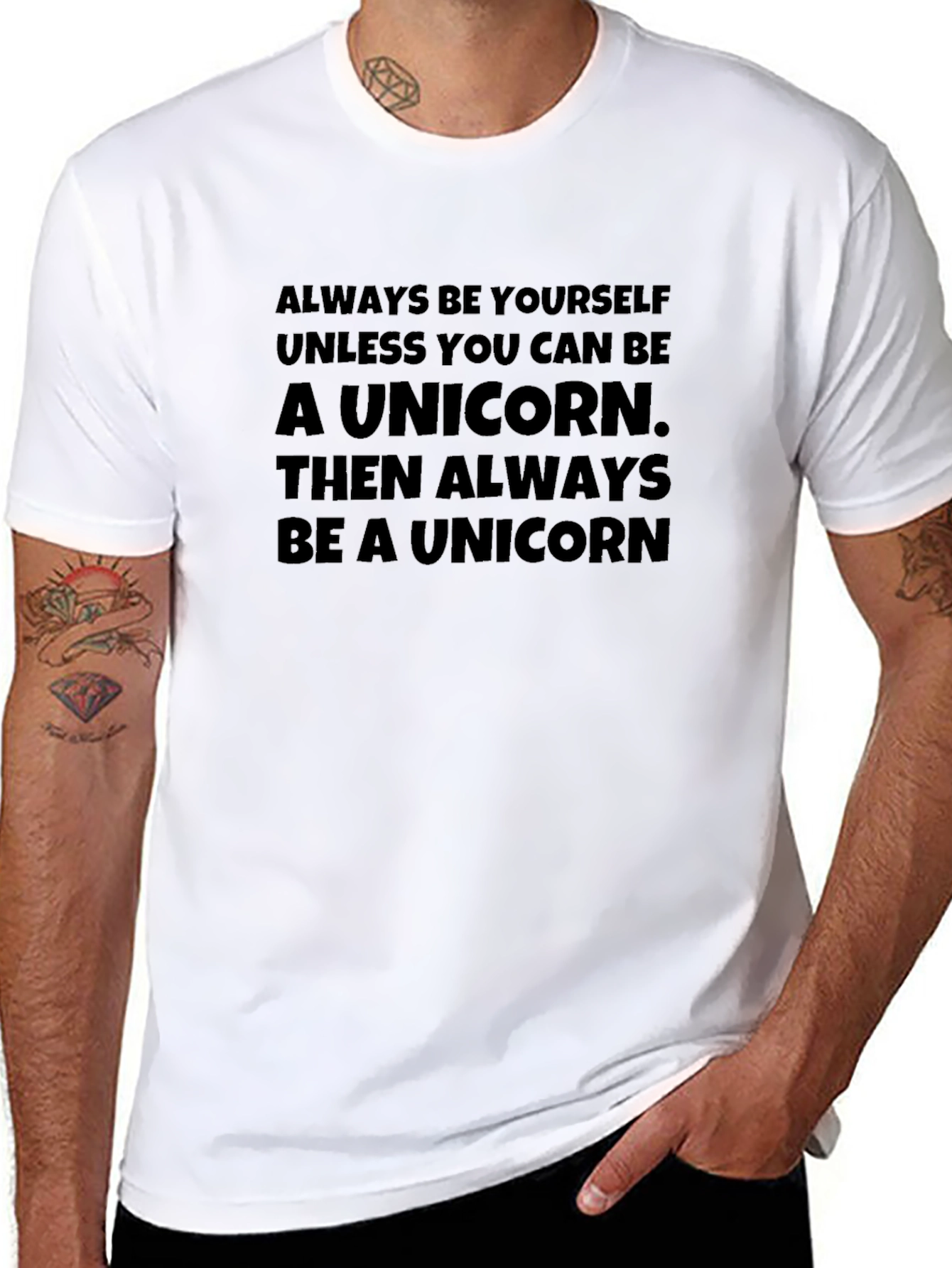 Always Be Yourself Unicorn Graphic Tee