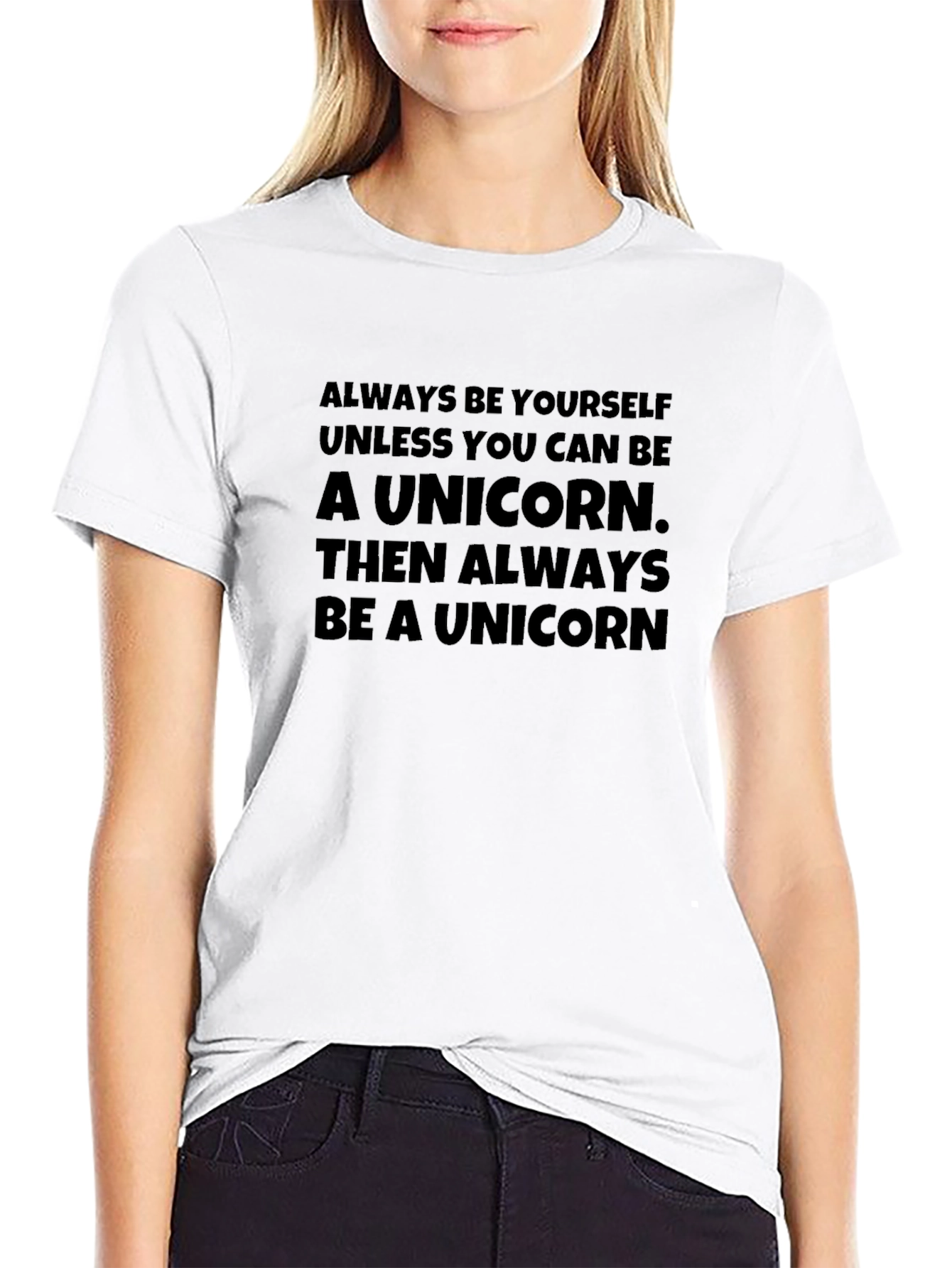 Always Be Yourself Unicorn Graphic Tee