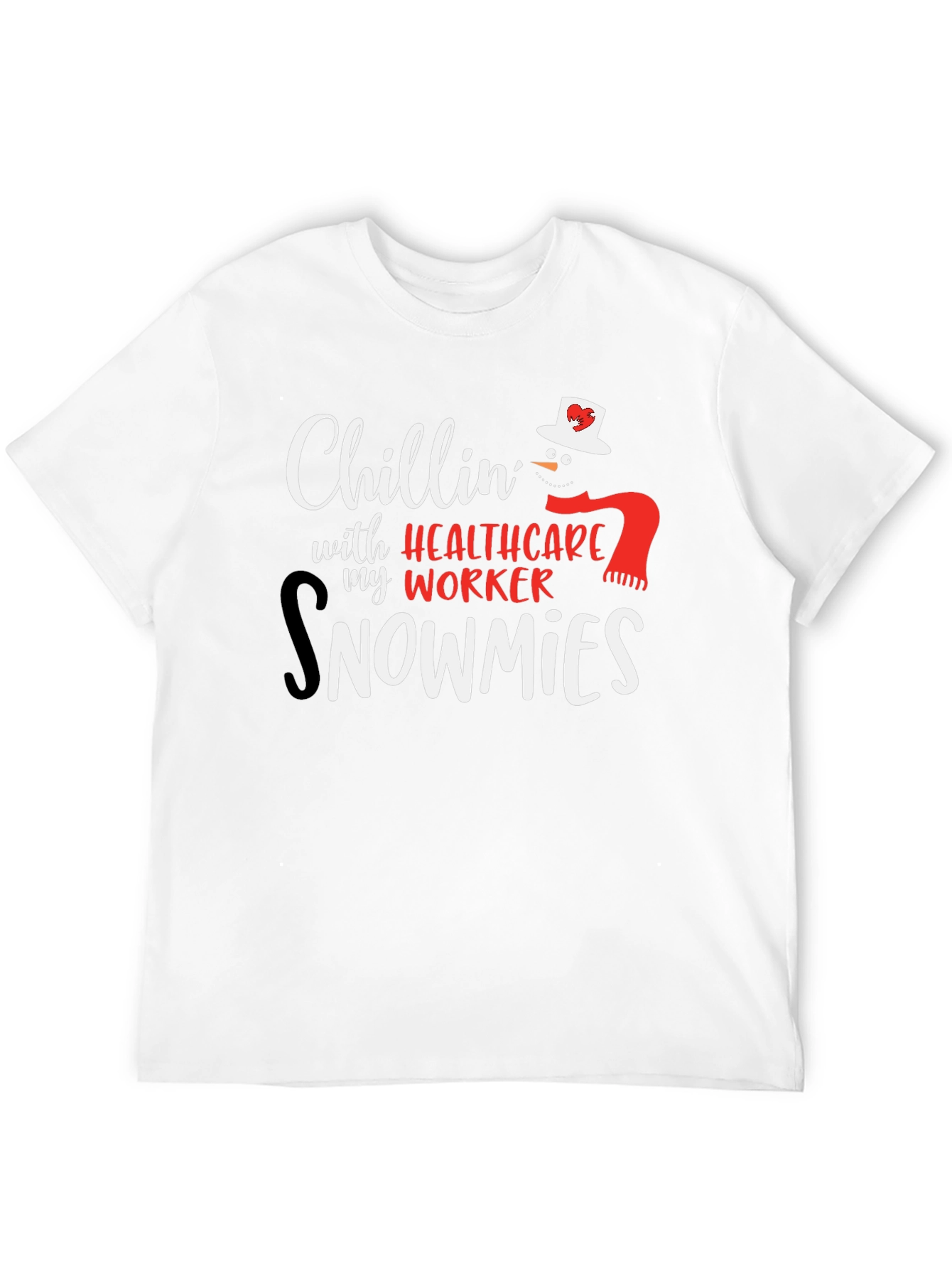 Healthcare Worker Snowmies Graphic Tee
