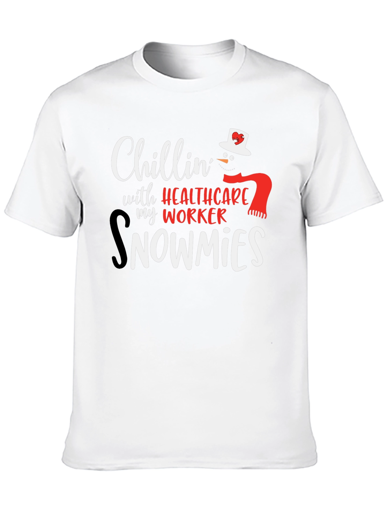 Healthcare Worker Snowmies Graphic Tee