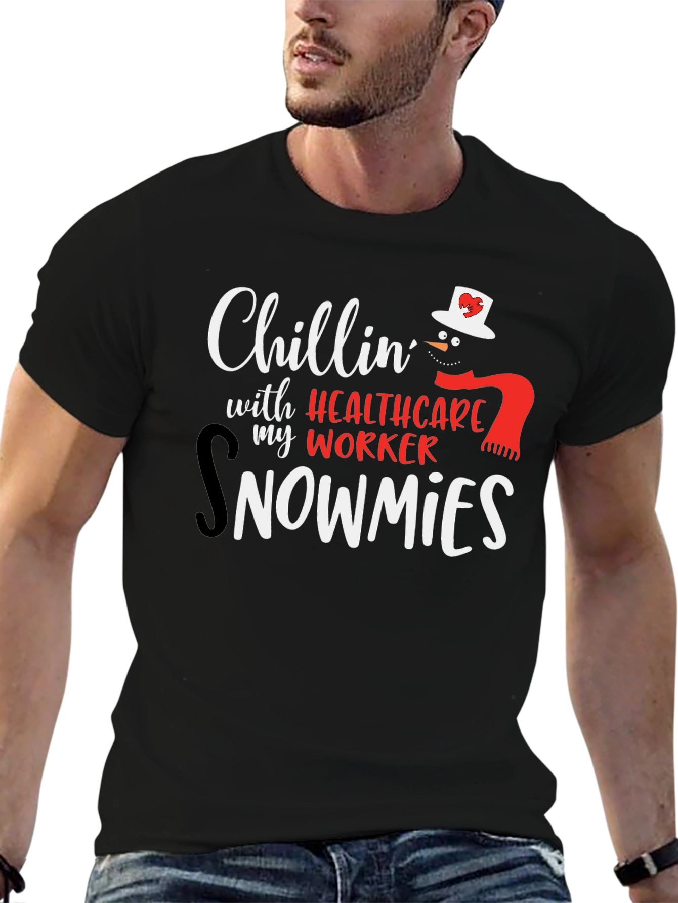 Healthcare Worker Snowmies Graphic Tee