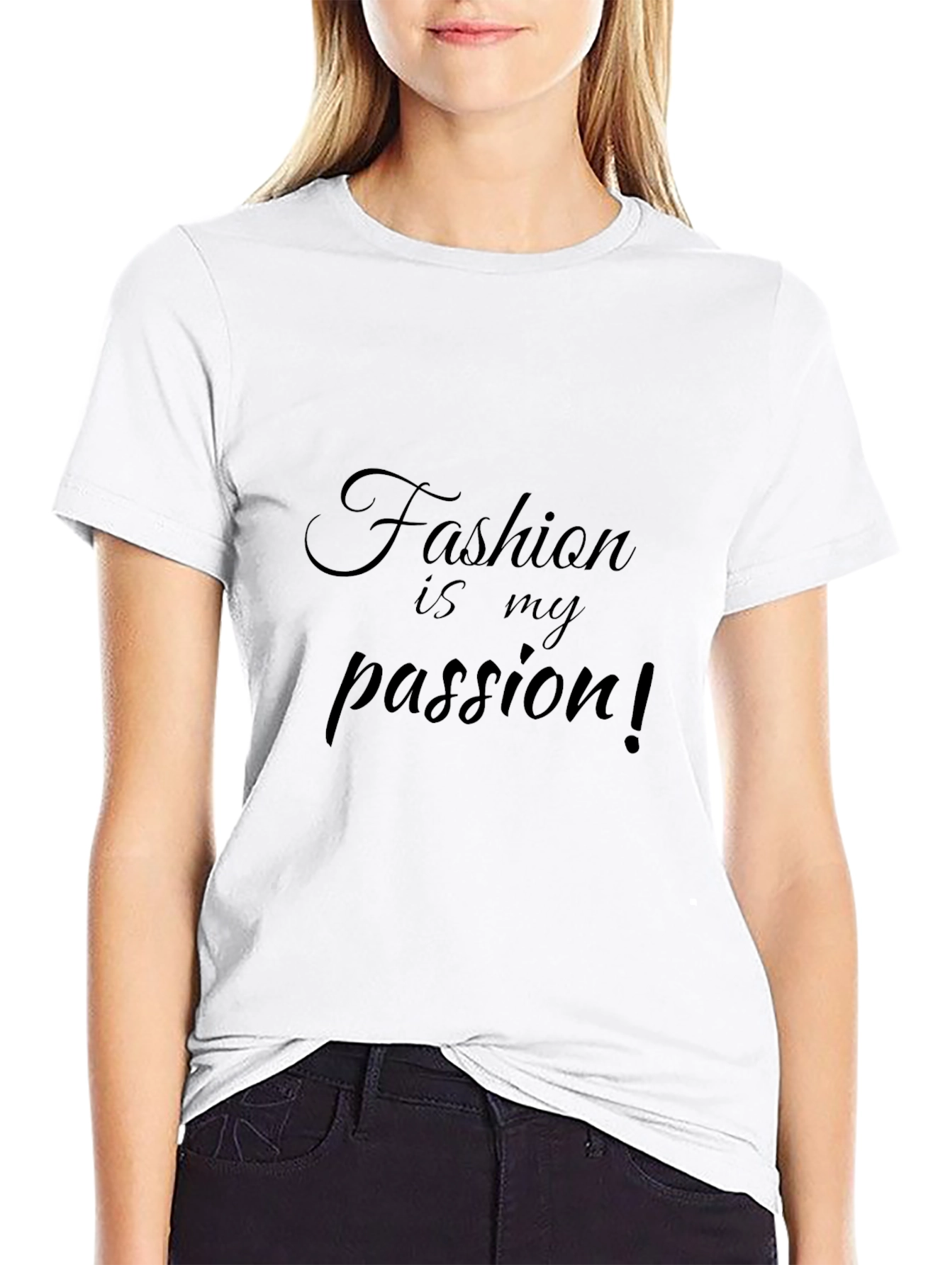 Fashion Is My Passion Black T-Shirt