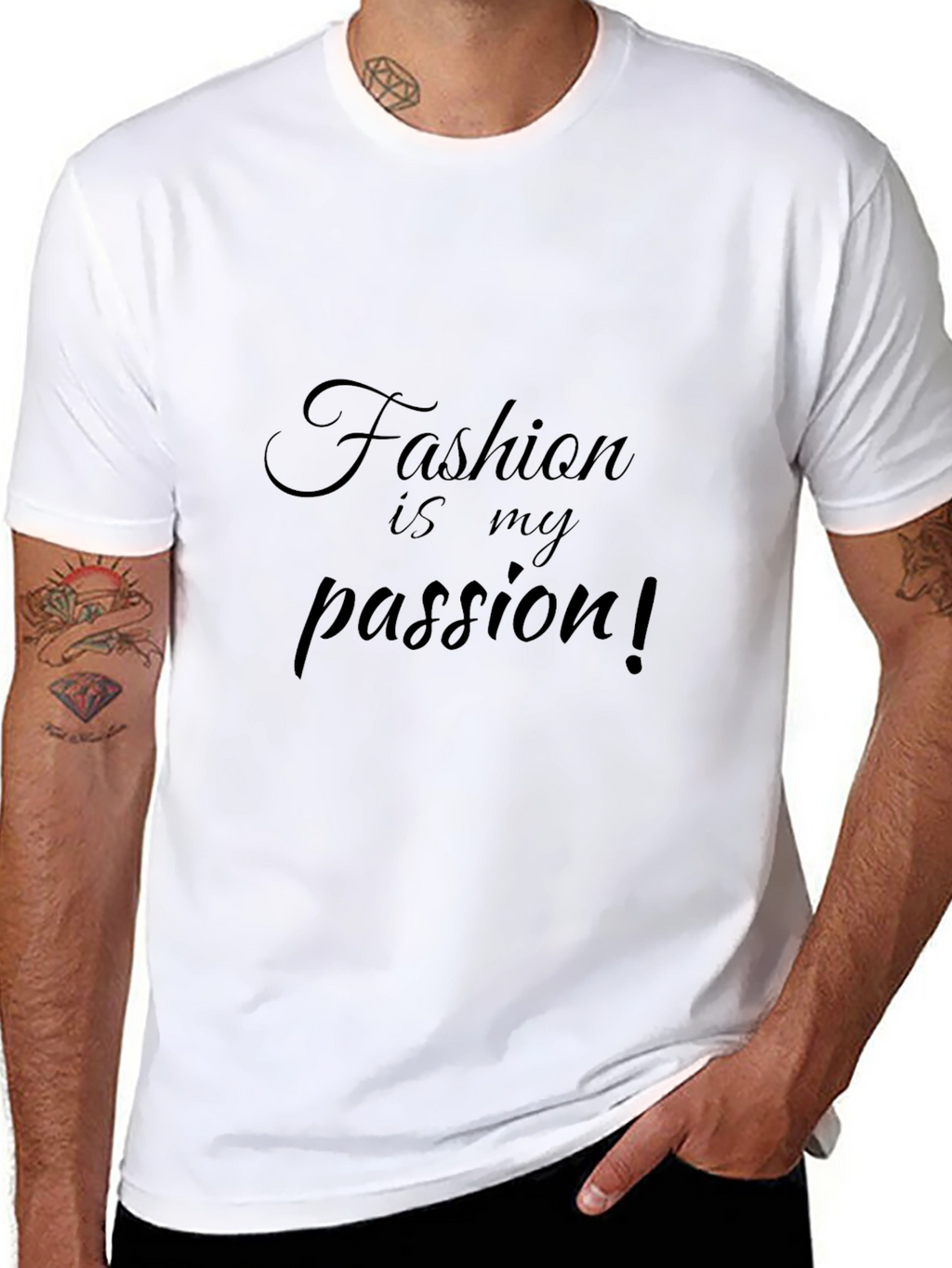 Fashion Is My Passion Black T-Shirt