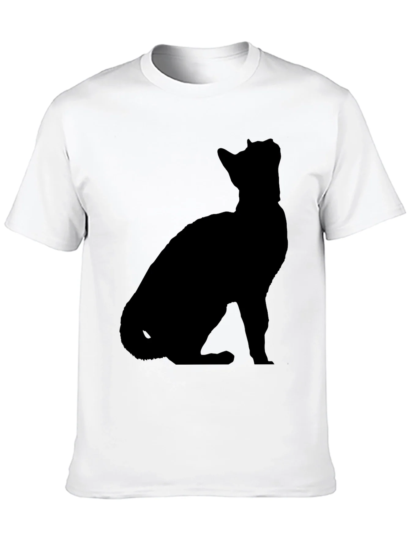 Black Cat Silhouette T-Shirt