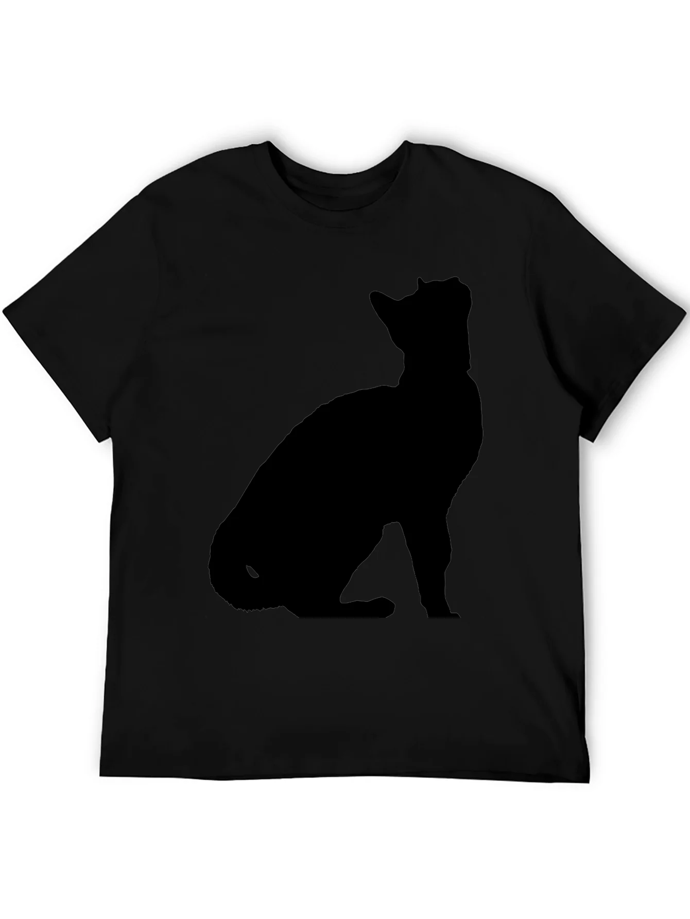 Black Cat Silhouette T-Shirt