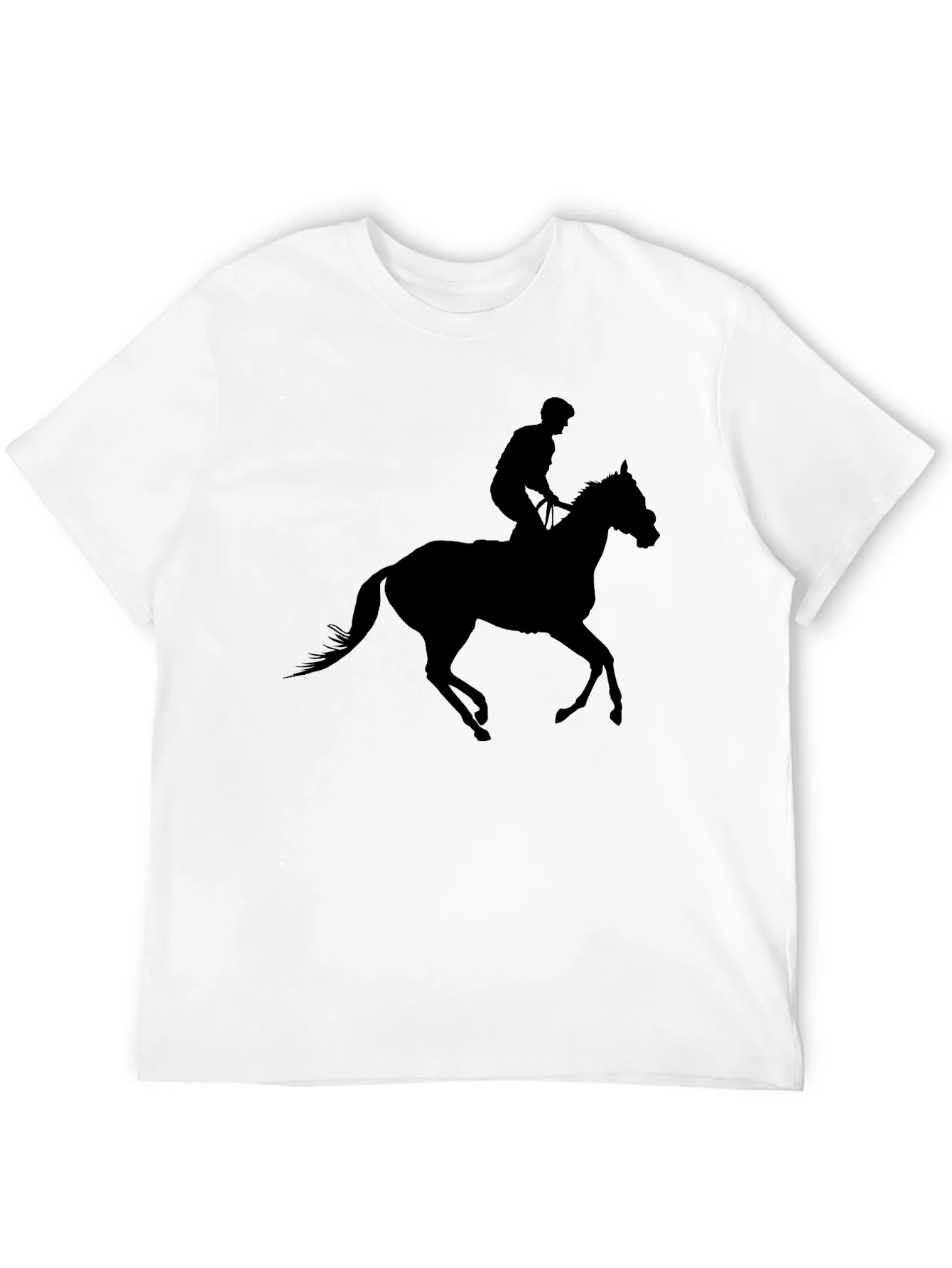 Black Horse & Rider Graphic Tee