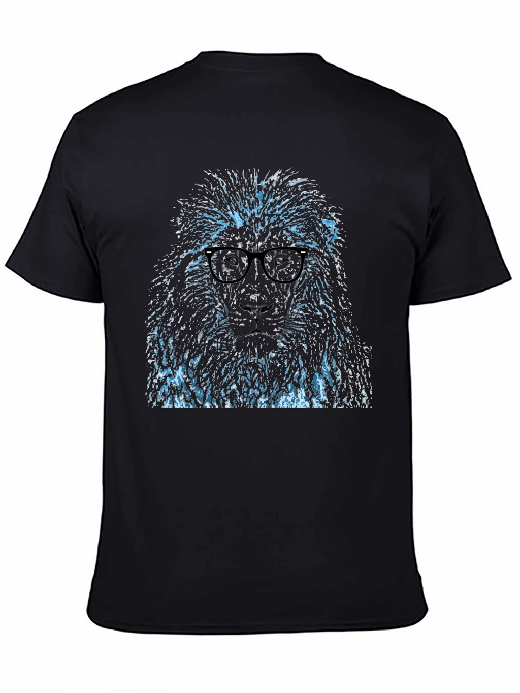 Cool Poodle Graphic Tee - Stylish Mens Black T-Shirt