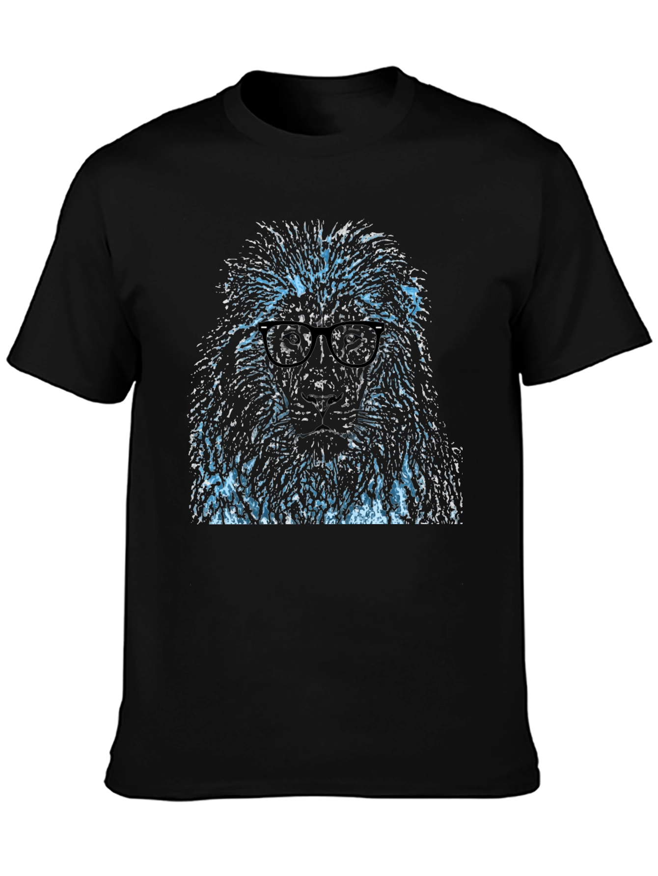 Cool Poodle Graphic Tee - Stylish Mens Black T-Shirt
