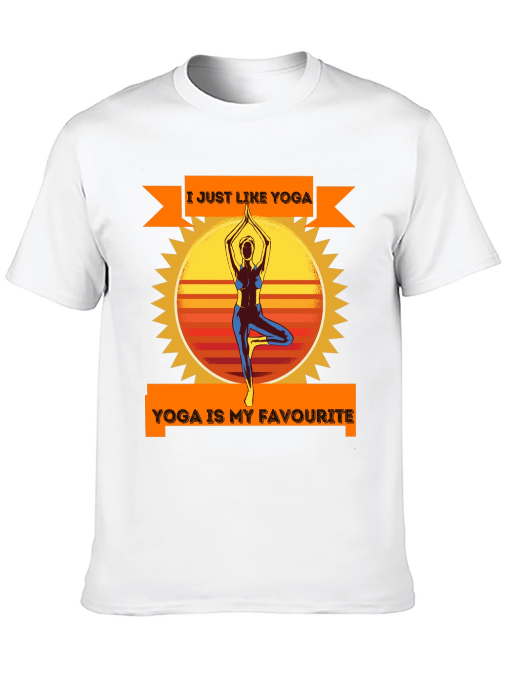 Yoga Lovers Black T-Shirt
