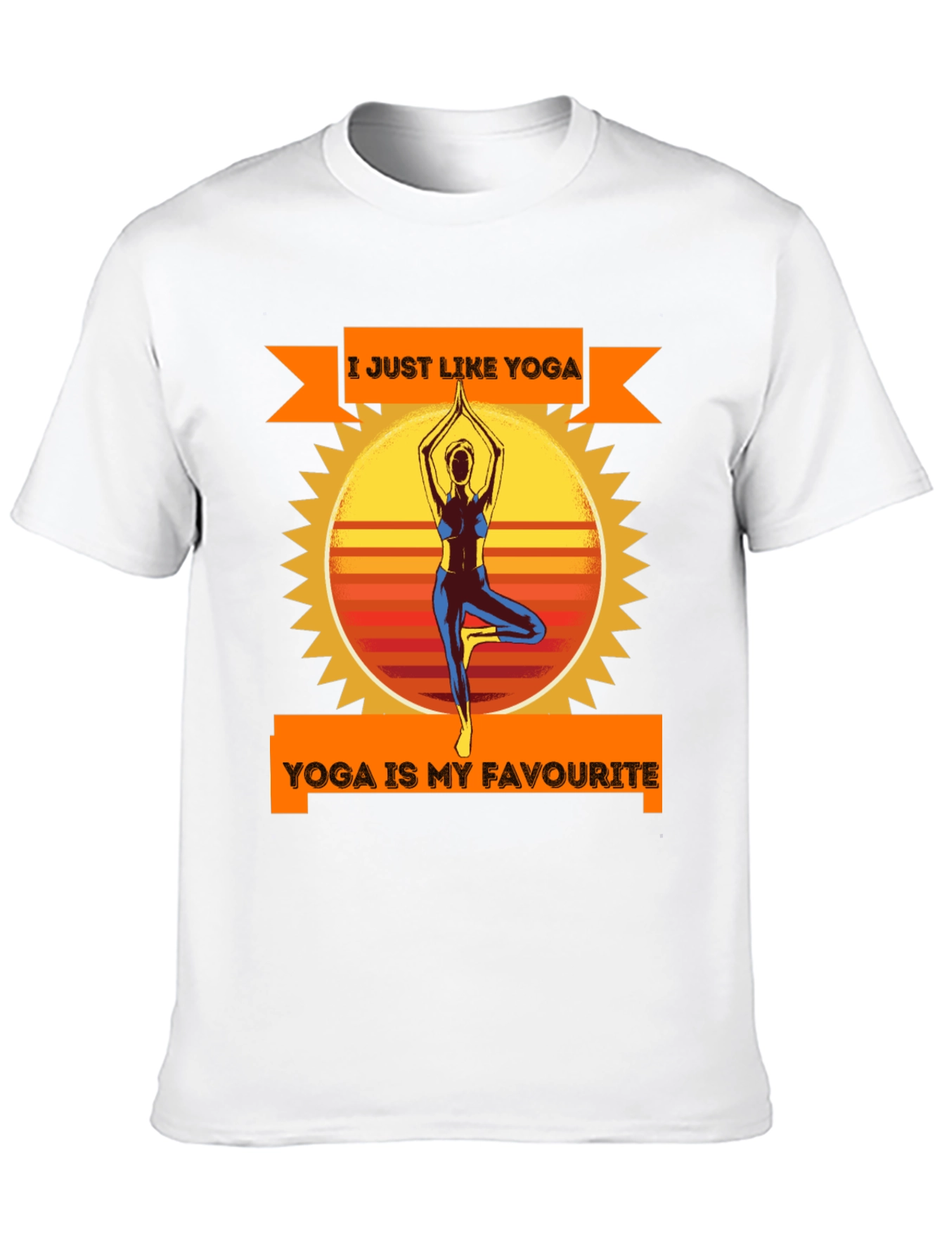 Yoga Lovers Black T-Shirt