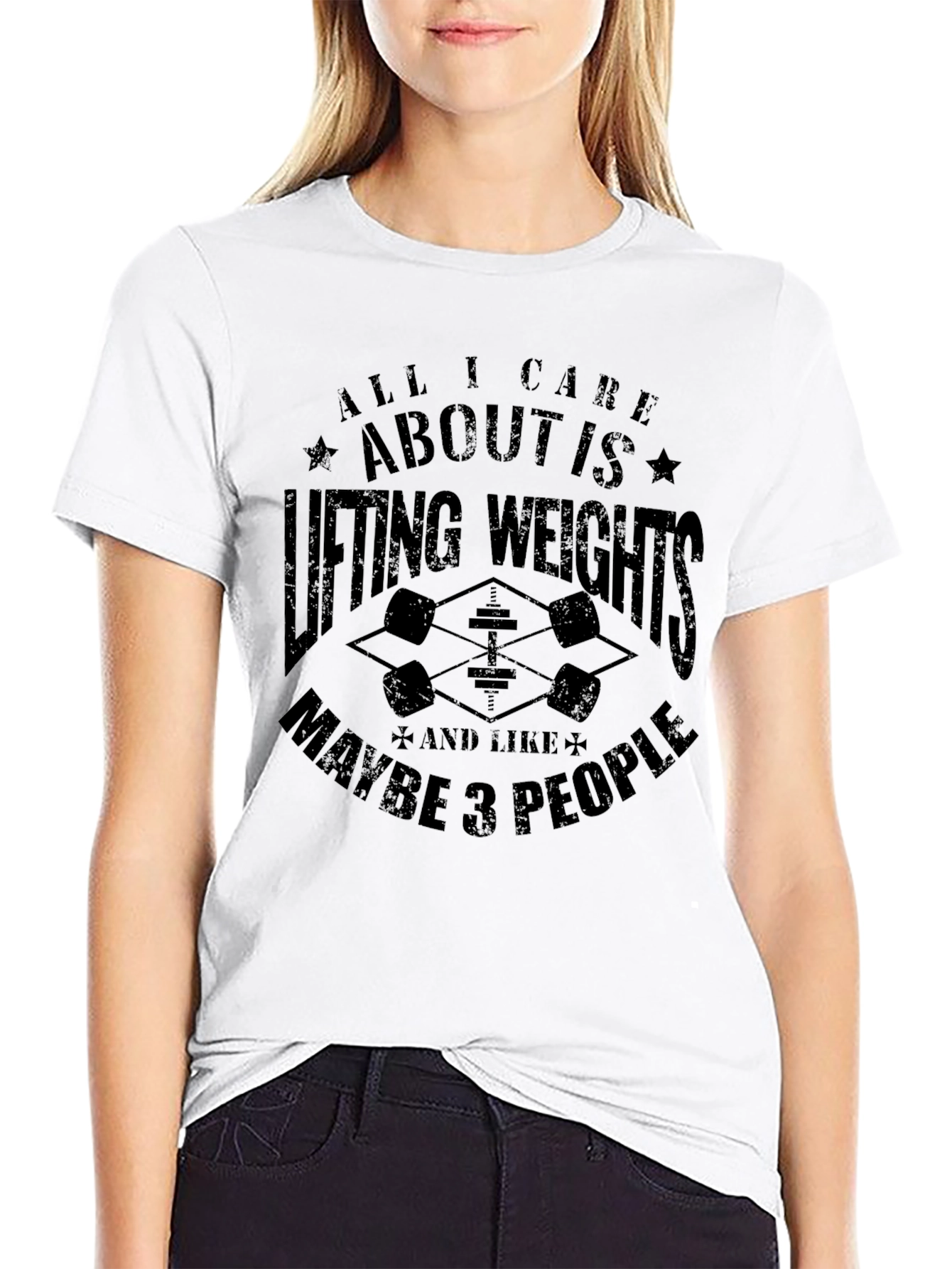 Lifting Weights Graphic T-Shirt - Gym & Fitness Apparel