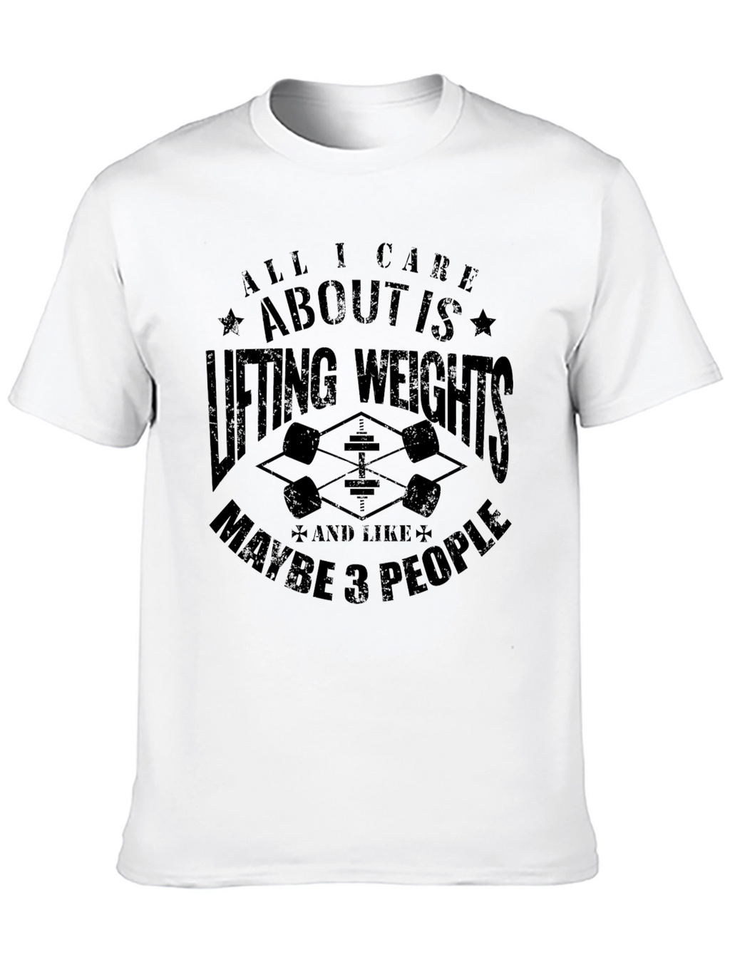 Lifting Weights Graphic T-Shirt - Gym & Fitness Apparel