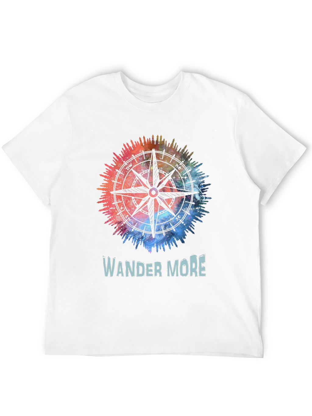 Wander More Compass Graphic Tee