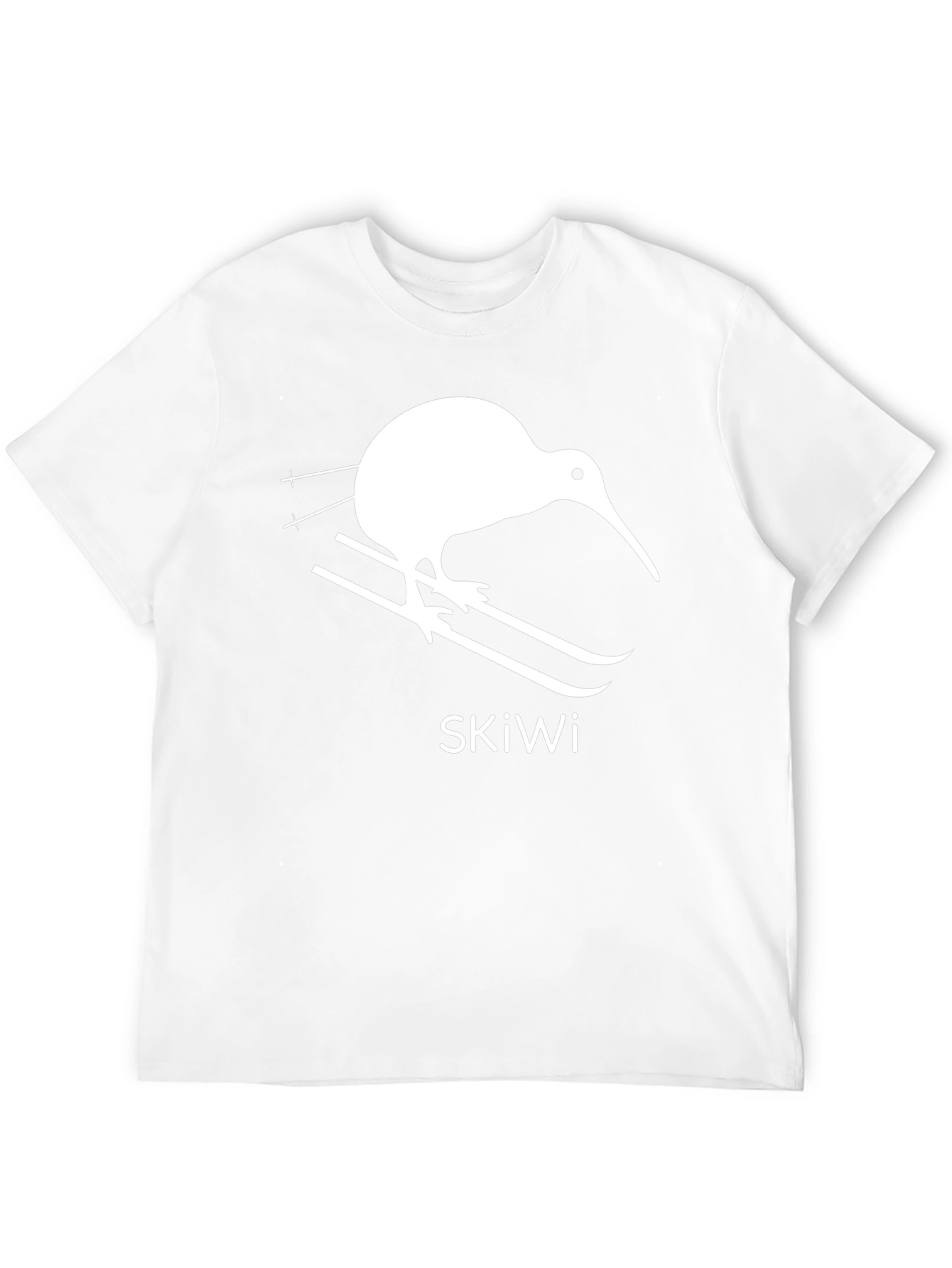 SkiWi T-Shirt - Kiwi Bird on Skis - Unique Design