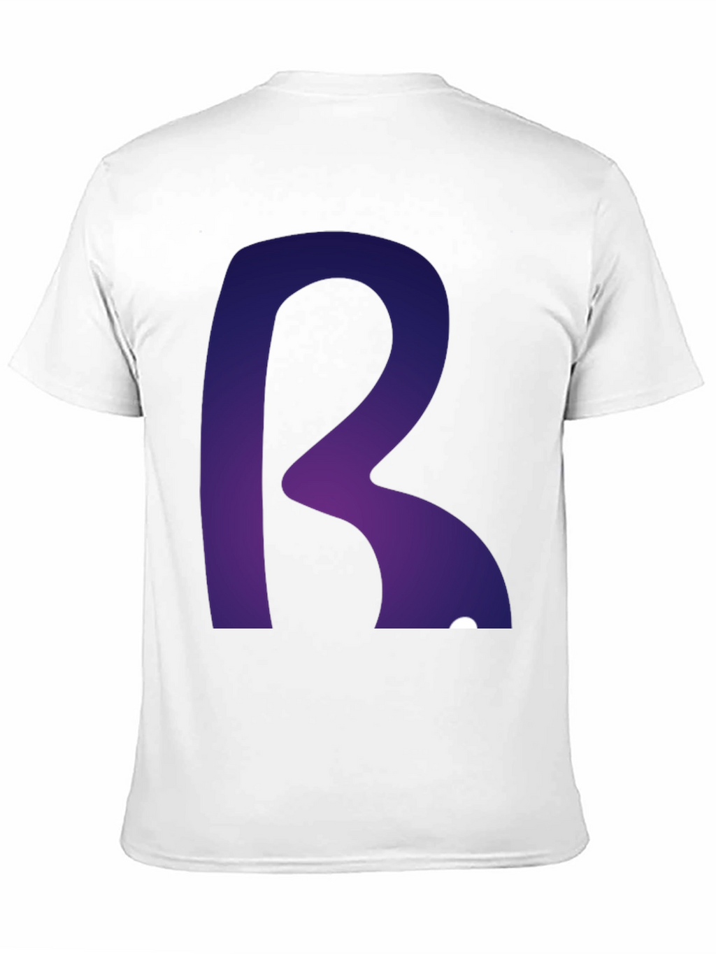 Letter R Graphic Tee - Modern Gradient Design