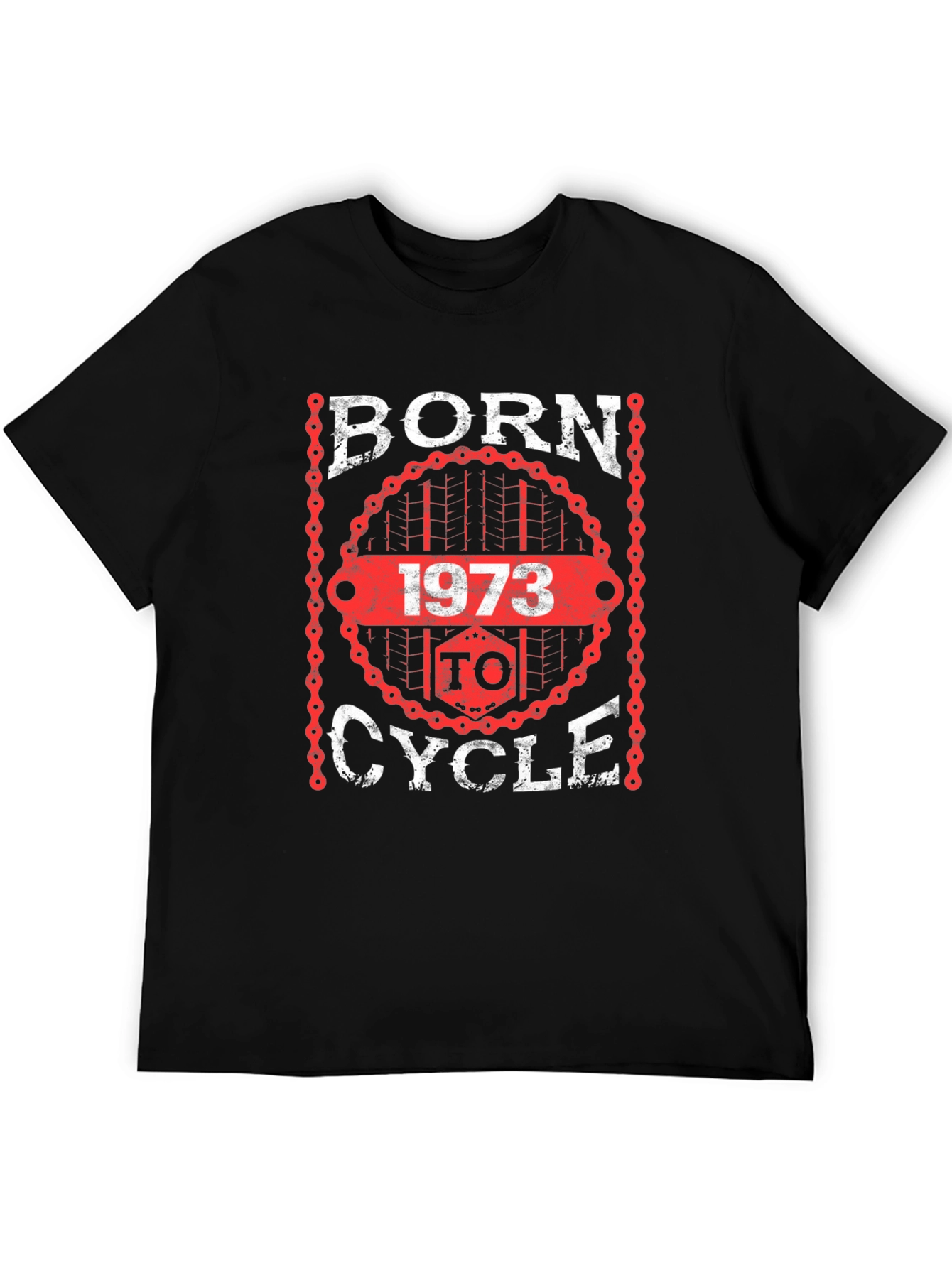 Born 1973 to Cycle Black T-Shirt